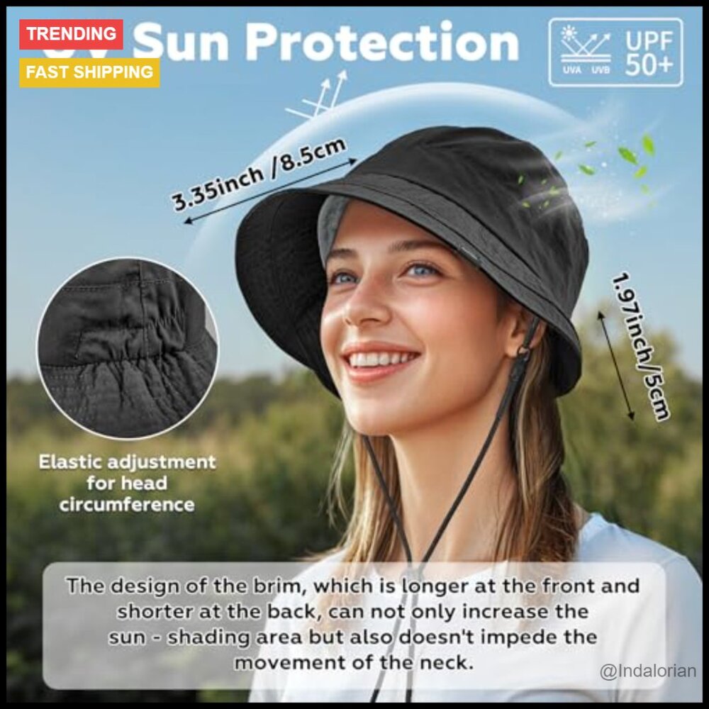 Lightweight Packable Bucket Hat Quick-Dry UV Sun … - image 5